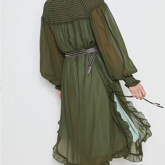 Women’s Green We are HAH Street Sweeper Dress - Picture 4 of 8